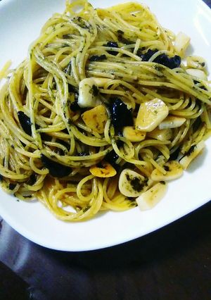 海苔とにんにくパスタ-レシピのメイン写真