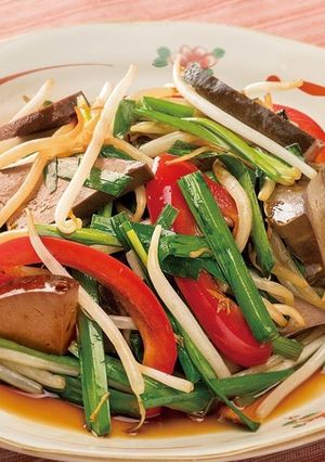 ｽﾓｰｸﾚﾊﾞｰを使ったレバニラ-レシピのメイン写真