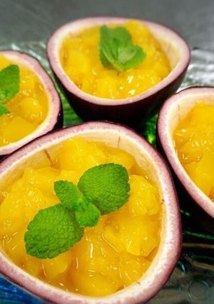 パッションフルーツのゼリー-レシピのメイン写真