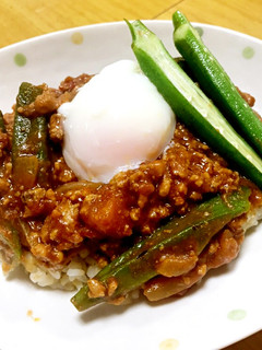 【水なし超簡単】おくらカレー-レシピのメイン写真