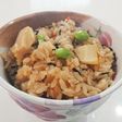 タケノコとひじきの炊き込みご飯!