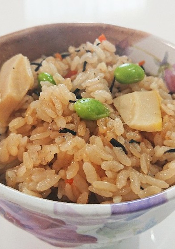 タケノコとひじきの炊き込みご飯！-レシピのメイン写真