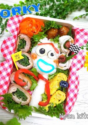 トイストーリー『フォーキー』キャラ弁-レシピのメイン写真
