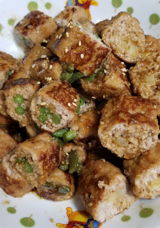 いんげん大量消費♪いんげんの挽肉巻き-レシピのメイン写真