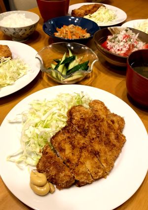 今日の夕飯24トンカツ-レシピのメイン写真
