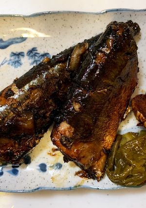圧力鍋で！骨までぱくっと さんま煮！！-レシピのメイン写真