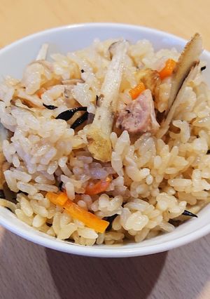 鶏ごぼうの炊き込みご飯-レシピのメイン写真