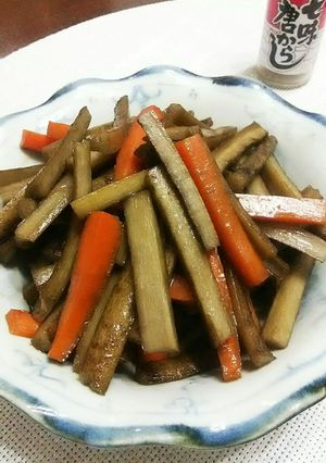 素材の旨味満点☆甘辛きんぴらごぼう。-レシピのメイン写真