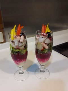 おしゃれパフェサラダ-レシピのメイン写真