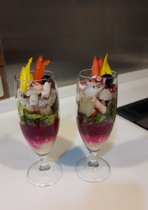 おしゃれパフェサラダ-レシピのメイン写真