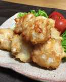 玉ねぎと鶏ひき肉の焼売風味揚げ♡
