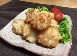 玉ねぎと鶏ひき肉の焼売風味揚げ♡-レシピのメイン写真