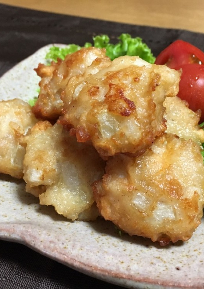 玉ねぎと鶏ひき肉の焼売風味揚げ♡-レシピのメイン写真