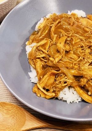 コストコロティサリーチキンのカレー-レシピのメイン写真