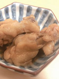黄金比!簡単!黒酢de手羽元のさっぱり煮-レシピのメイン写真