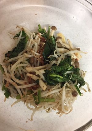 電子レンジのみ！ほうれん草ともやしポン酢-レシピのメイン写真