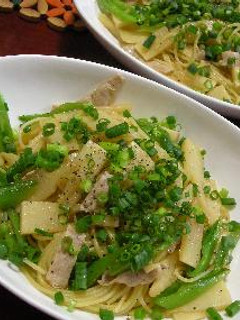 ほっこり筍と豚肉の*和*パスタ-レシピのメイン写真