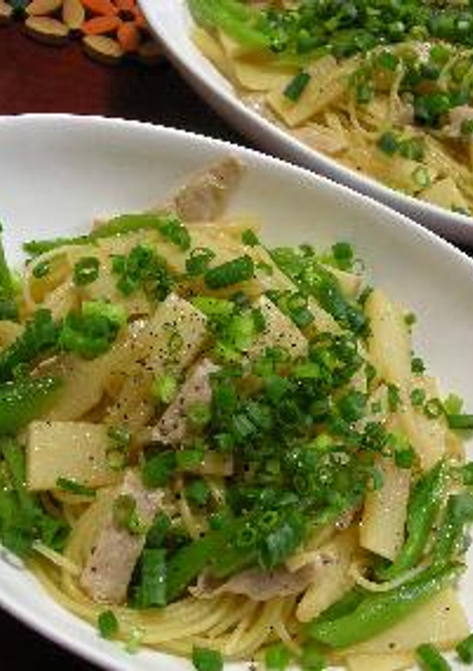 ほっこり筍と豚肉の＊和＊パスタ-レシピのメイン写真
