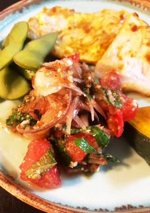 和風トマト和え物☆塩麹とポン酢味-レシピのメイン写真
