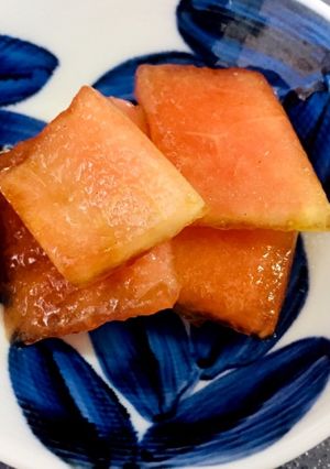 産地ならでは!スイカの漬物!?-レシピのメイン写真