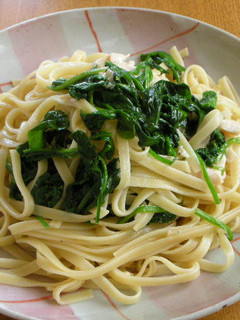ほうれん草パスタ-レシピのメイン写真