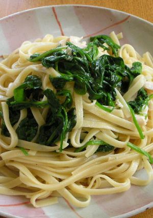 ほうれん草パスタ-レシピのメイン写真