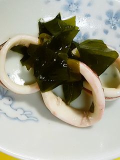 烏賊と若布の酢味噌和え-レシピのメイン写真