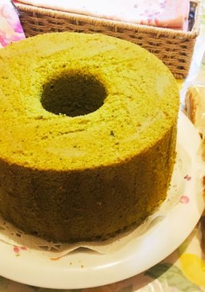 簡単！絶品しっとり抹茶シフォン♡-レシピのメイン写真