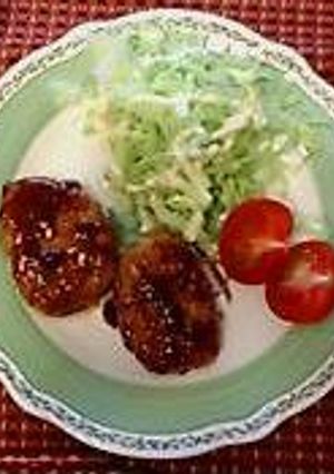 鶏肉とねぎ☆ﾍﾙｼｰ照焼きﾊﾝﾊﾞｰｸﾞ-レシピのメイン写真