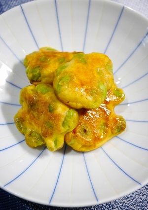 簡単！おからパウダー枝豆天の甘辛煮-レシピのメイン写真