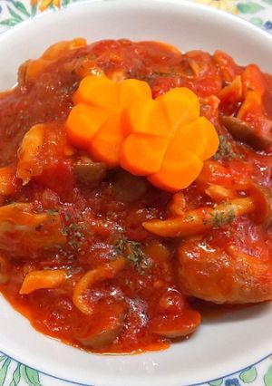 煮込むだけ 簡単 鶏もものトマト煮-レシピのメイン写真