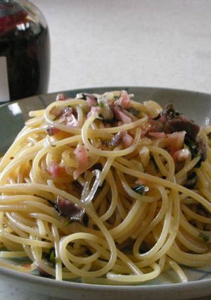 いろいろな漬物でパスタ-レシピのメイン写真