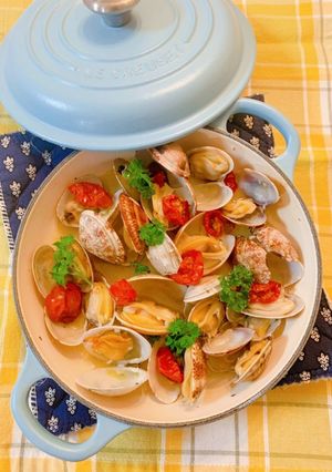 セミドライトマトとあさりの蒸し煮-レシピのメイン写真