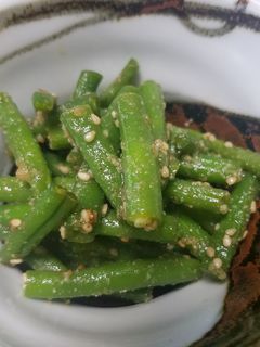 インゲンのごま和え-レシピのメイン写真