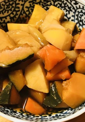 四根菜の甘辛煮●人参・南瓜・馬鈴薯・玉葱-レシピのメイン写真