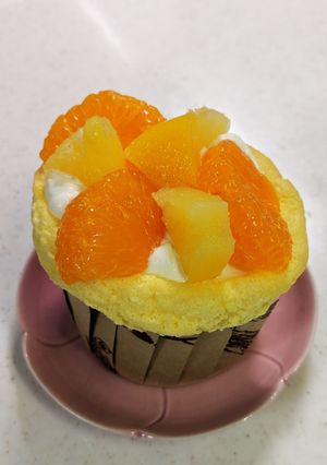 夏のヨーグルトシフォンケーキ-レシピのメイン写真