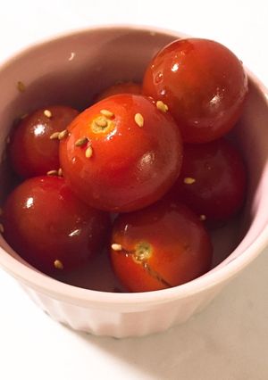 プチトマトのポン酢炒め-レシピのメイン写真