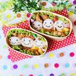 丸型♡俵型ニコちゃんおにぎり弁当