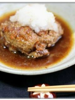 和風煮込みハンバーグ-レシピのメイン写真