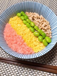 鶏そぼろ丼-レシピのメイン写真