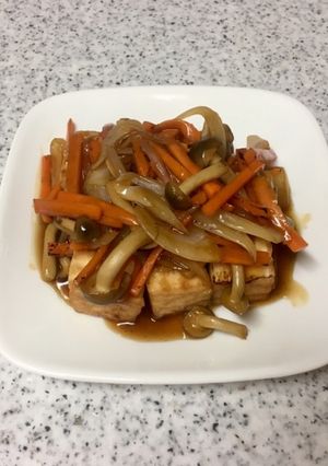 簡単！厚揚げの野菜たっぷりあんかけ-レシピのメイン写真