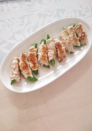 簡単に♪スナップえんどうの肉巻き-レシピのメイン写真