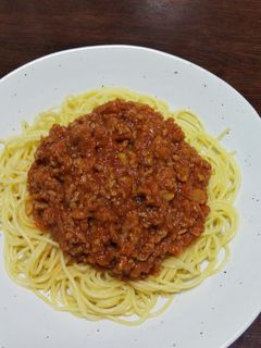 ミートソーススパゲティ-レシピのメイン写真