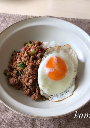 調味料1つ★簡単なんちゃってガパオライス-レシピのメイン写真