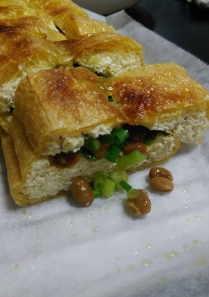 油揚げの納豆キムチサンド-レシピのメイン写真