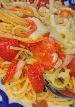 お店のようなフレッシュトマトのパスタ-レシピのメイン写真