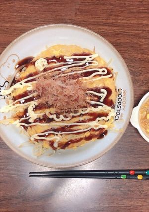 糖質ゼロ麺お好み焼き-レシピのメイン写真