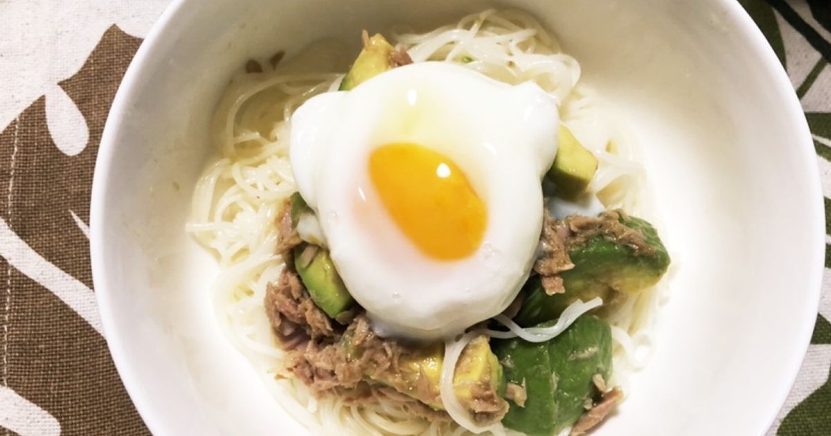 ダブとろそうめん by こんぶのくらこん 【クックパッド】 簡単おいしい