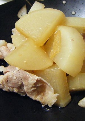 大根と豚肉の味噌煮!-レシピのメイン写真