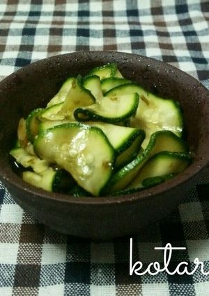 ズッキーニと塩昆布の漬物-レシピのメイン写真